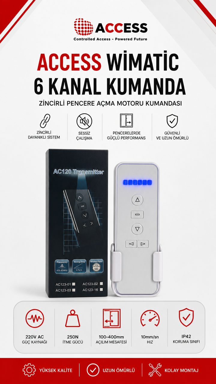 ACCESS WİMATİC 6 KANAL KUMANDA