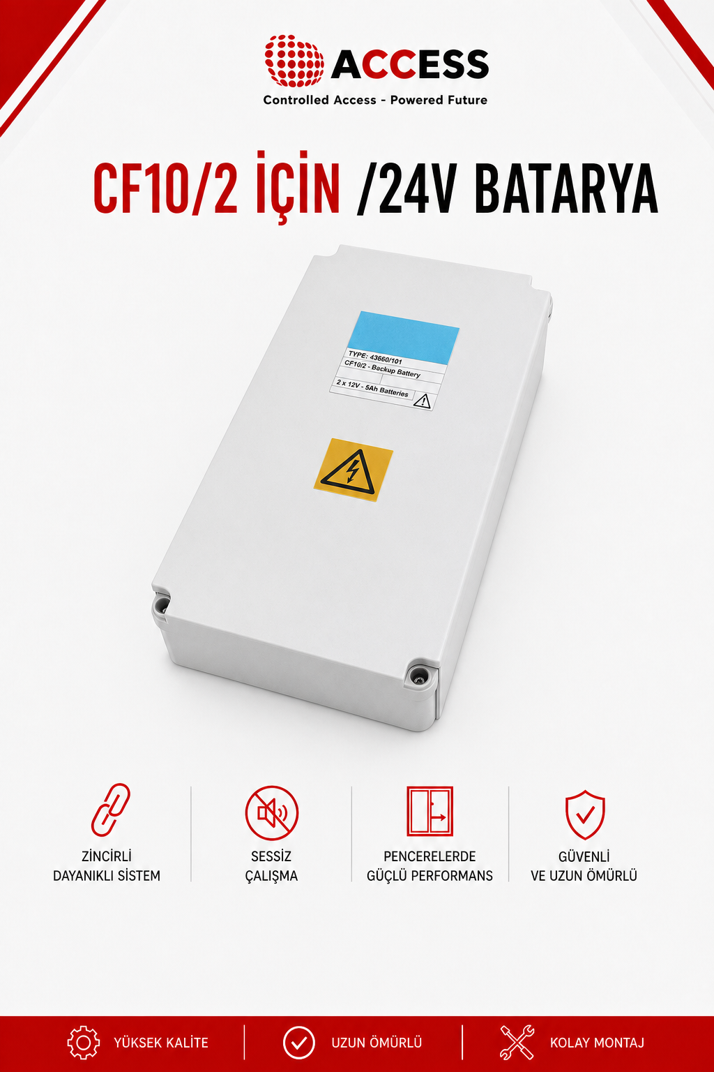 CF10/2 İÇİN /24V BATARYA
